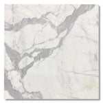 18x18 Italian Statuary White Marble Honed Tile 18x18 Italian Statuary White Marble Honed Tile - American Tile Depot