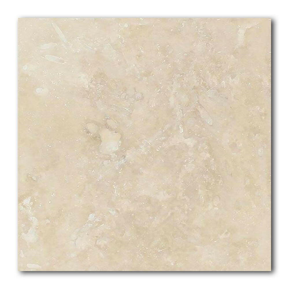 18x18 Ivory Travertine Filled & Honed Tile 18x18 Ivory Travertine Filled & Honed Tile - American Tile Depot