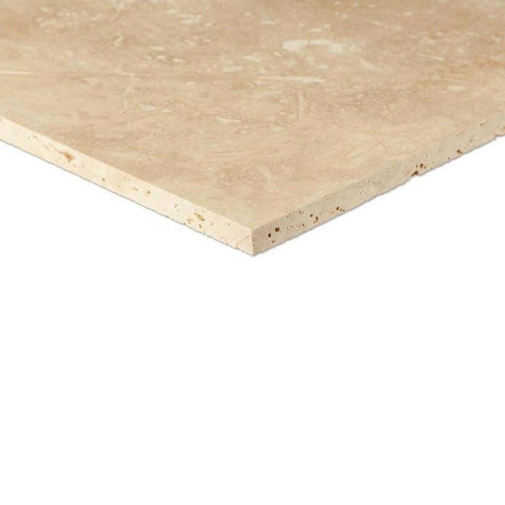 18x18 Ivory Travertine Filled & Honed Tile 18x18 Ivory Travertine Filled & Honed Tile - American Tile Depot