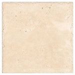 18x18 Ivory Travertine Unfilled, Brushed & Chiseled Tile 18x18 Ivory Travertine Unfilled, Brushed & Chiseled Tile - American Tile Depot