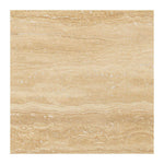 18x18 Ivory Travertine Vein Cut Filled & Polished Tile - American Tile Depot
