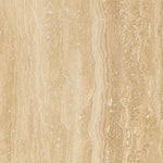 18x18 Ivory Travertine Vein Cut Filled & Polished Tile - American Tile Depot