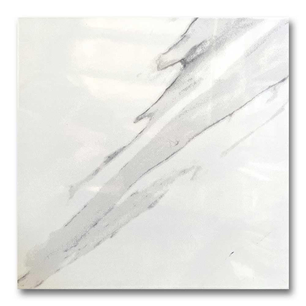 18x18 Luxury White Polished Marble Look Porcelain Tile 18x18 Luxury White Polished Marble Look Porcelain Tile - American Tile Depot