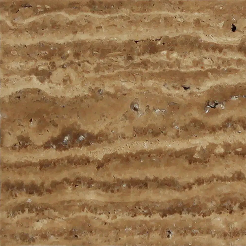 18x18 Noce Exotic Travertine (Vein-Cut) Filled & Honed Tile 18x18 Noce Exotic Travertine (Vein-Cut) Filled & Honed Tile - American Tile Depot