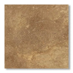 18x18 Noce Travertine Unfilled, Brushed & Chiseled Tile - American Tile Depot