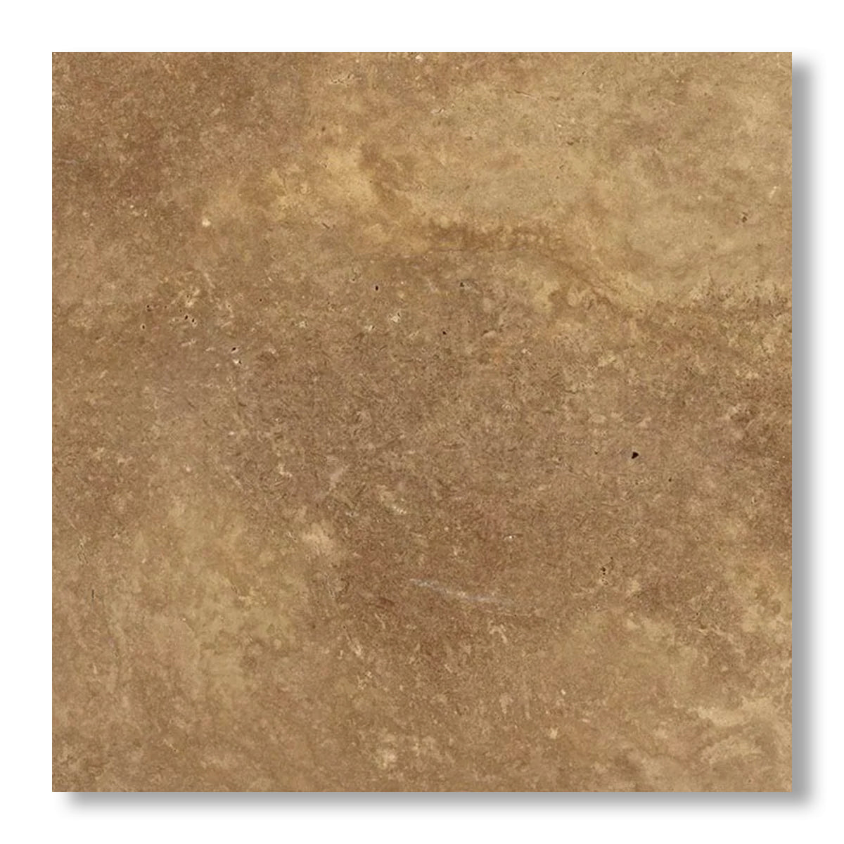 18x18 Noce Travertine Unfilled, Brushed & Chiseled Tile - American Tile Depot