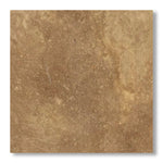 18x18 Noce Travertine Unfilled, Brushed & Chiseled Tile - American Tile Depot
