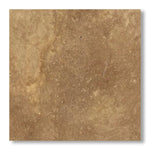 18x18 Noce Travertine Unfilled, Brushed & Chiseled Tile - American Tile Depot