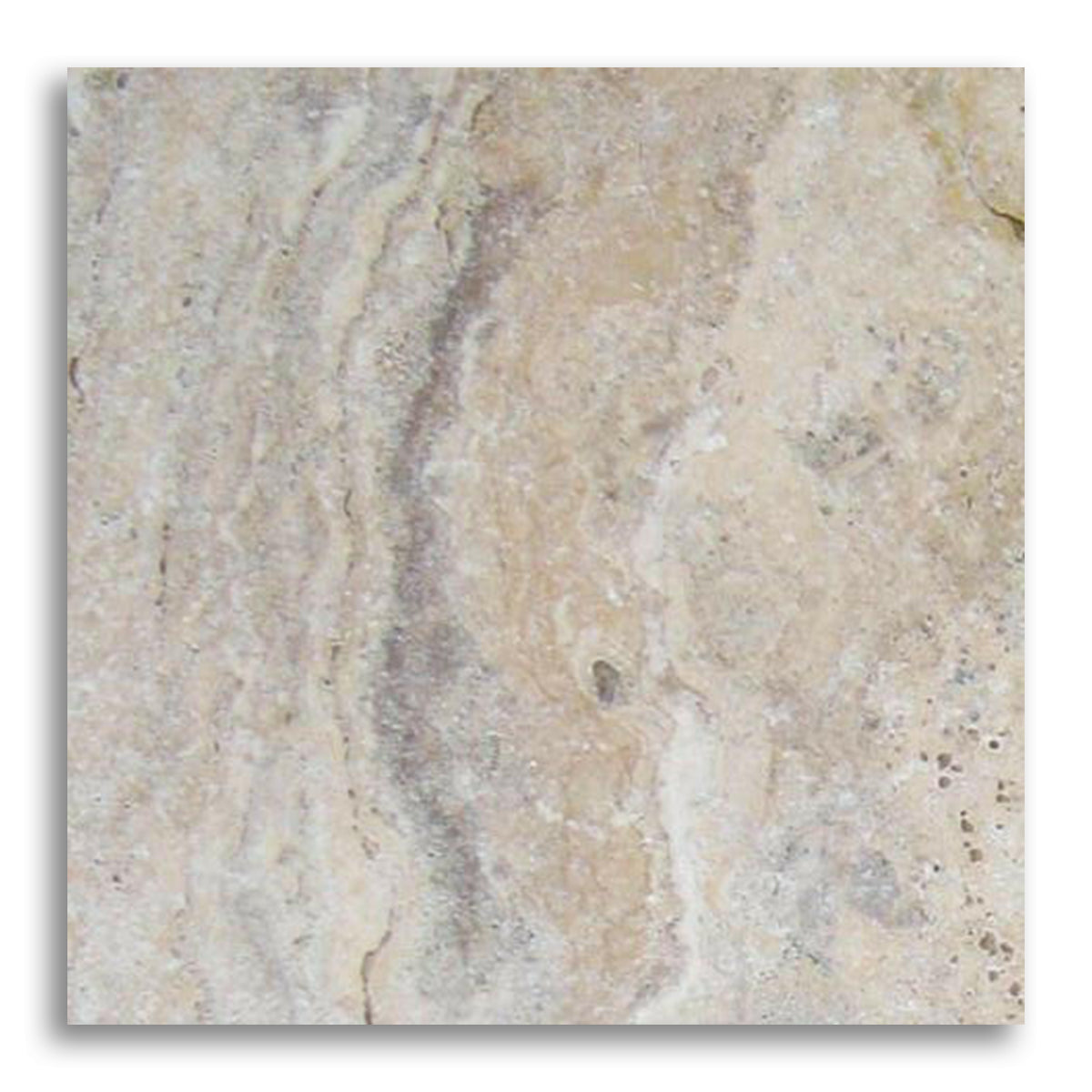 18x18 Philadelphia Travertine Filled & Honed Tile - American Tile Depot