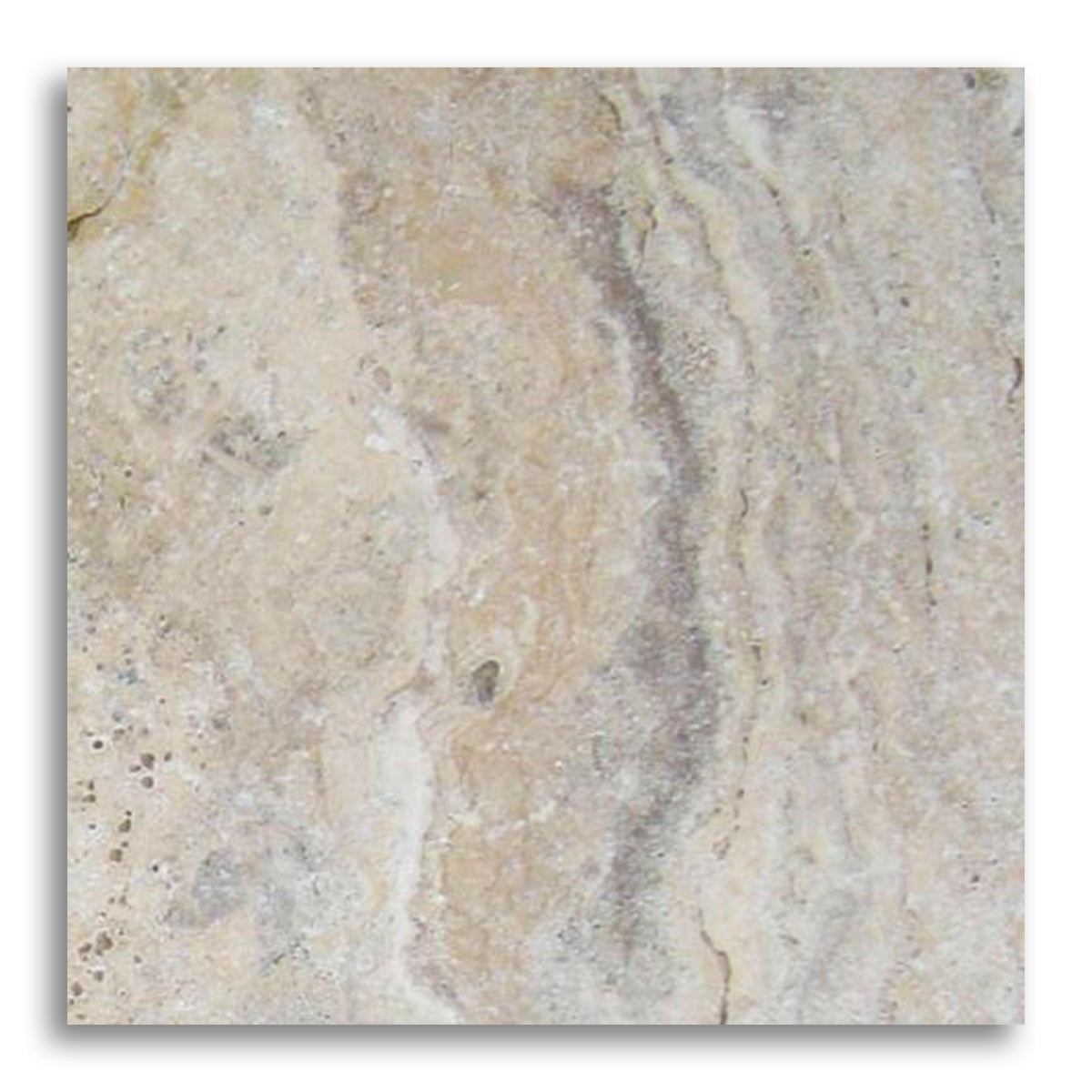 18x18 Philadelphia Travertine Filled & Honed Tile - American Tile Depot