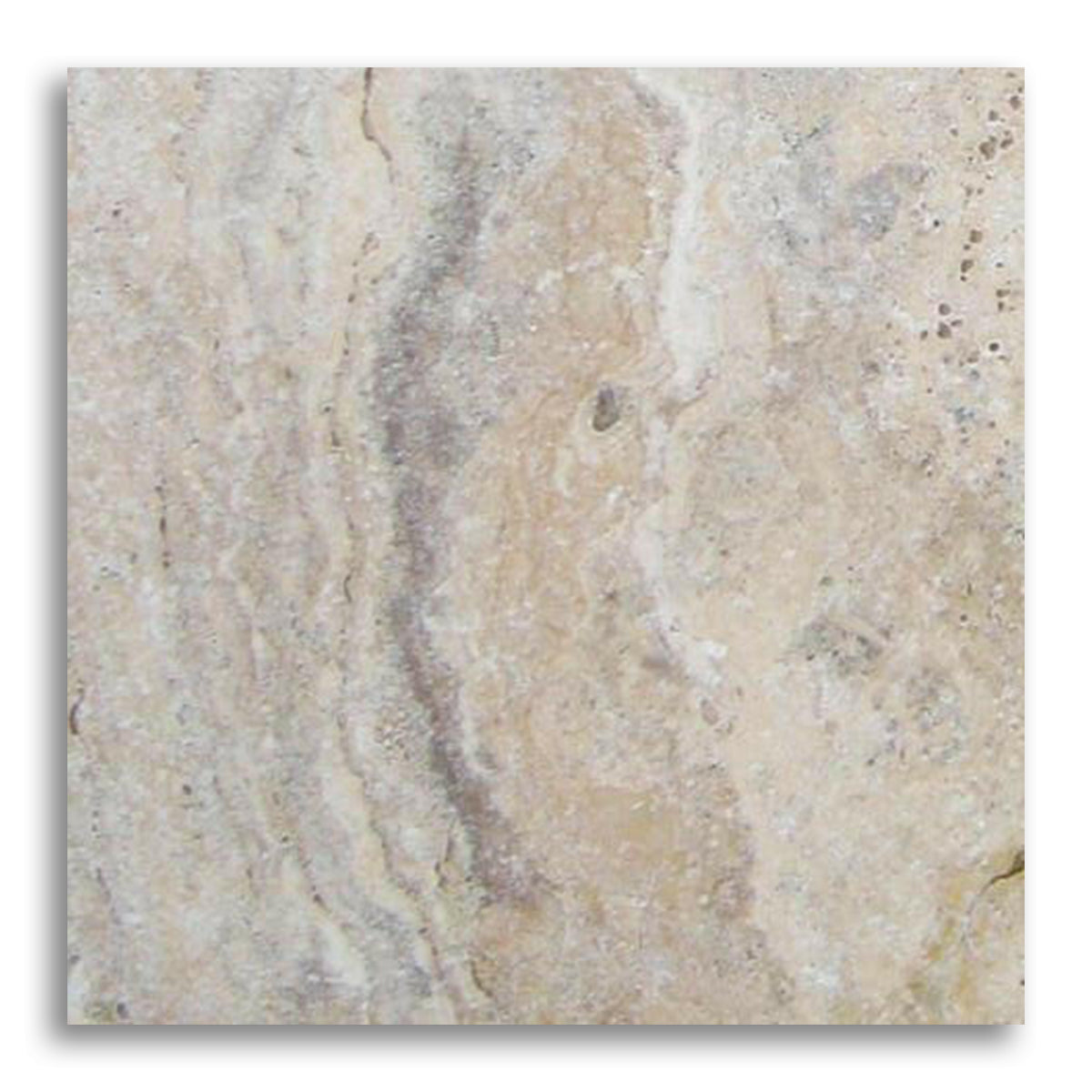 18x18 Philadelphia Travertine Filled & Honed Tile - American Tile Depot