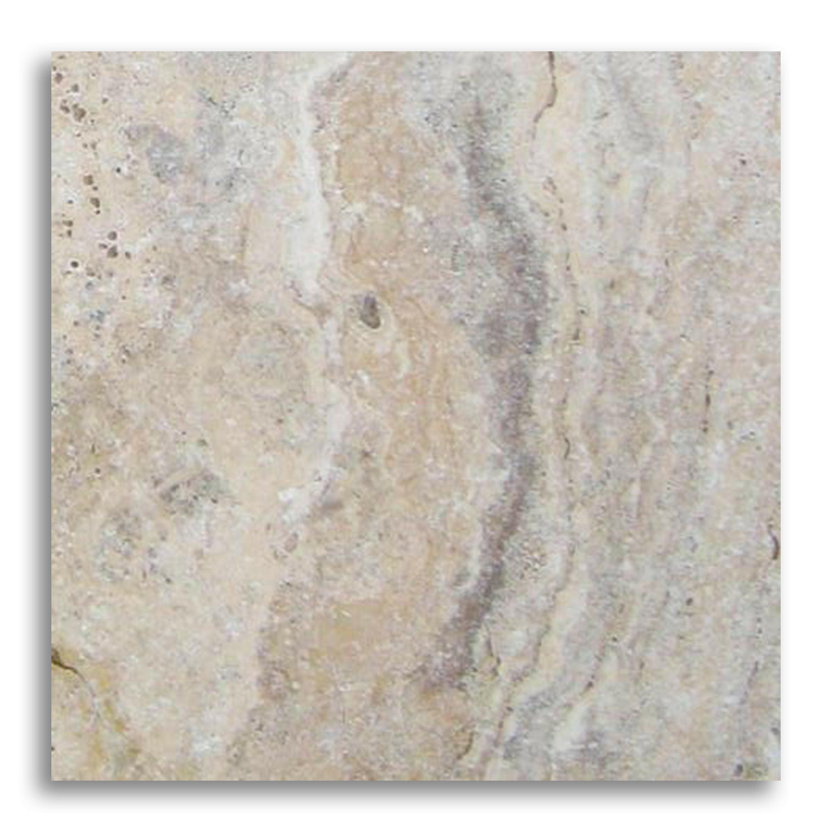 18x18 Philadelphia Travertine Filled & Honed Tile - American Tile Depot