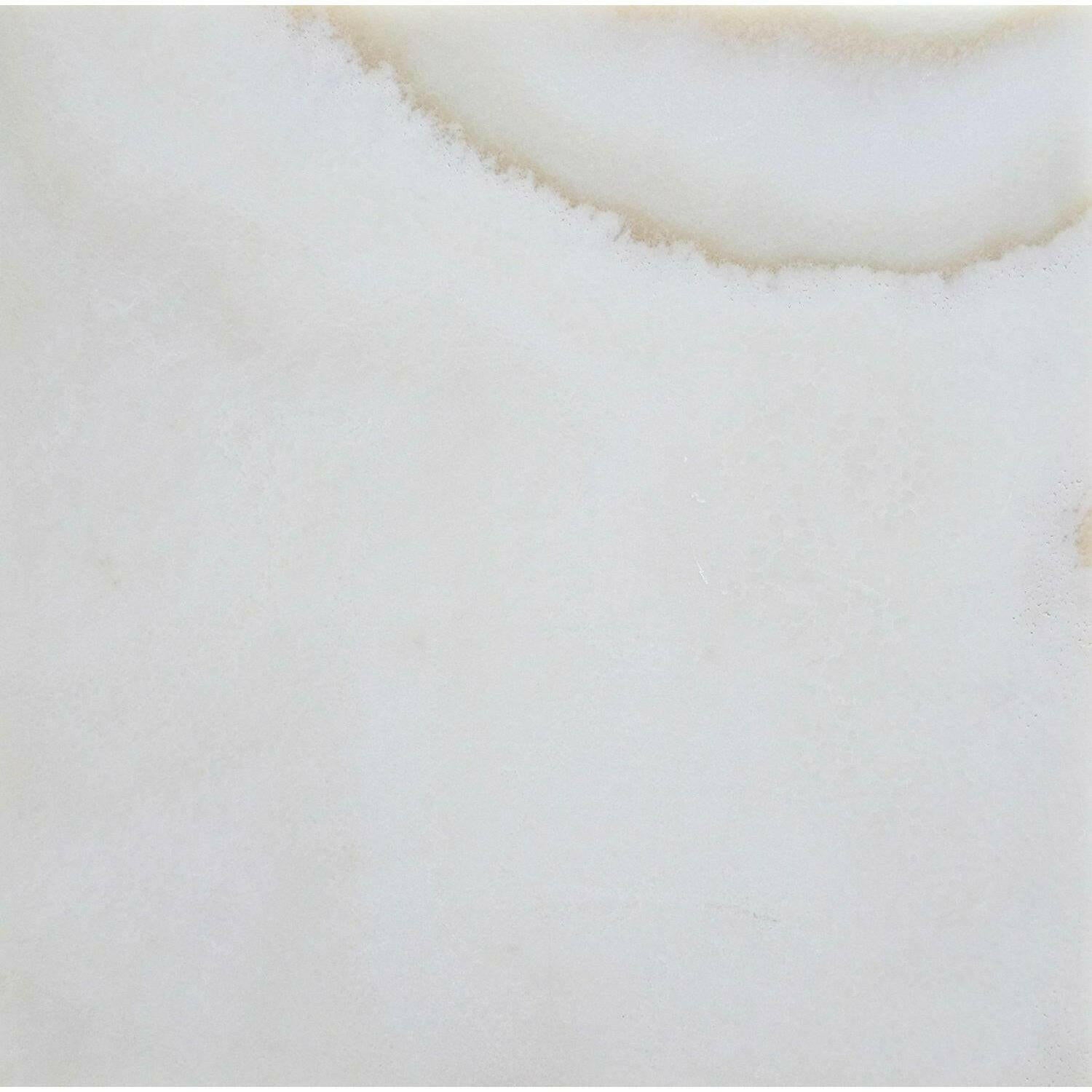 18x18 Premium White Onyx CROSS-CUT Polished Tile 18x18 Premium White Onyx CROSS-CUT Polished Tile - American Tile Depot