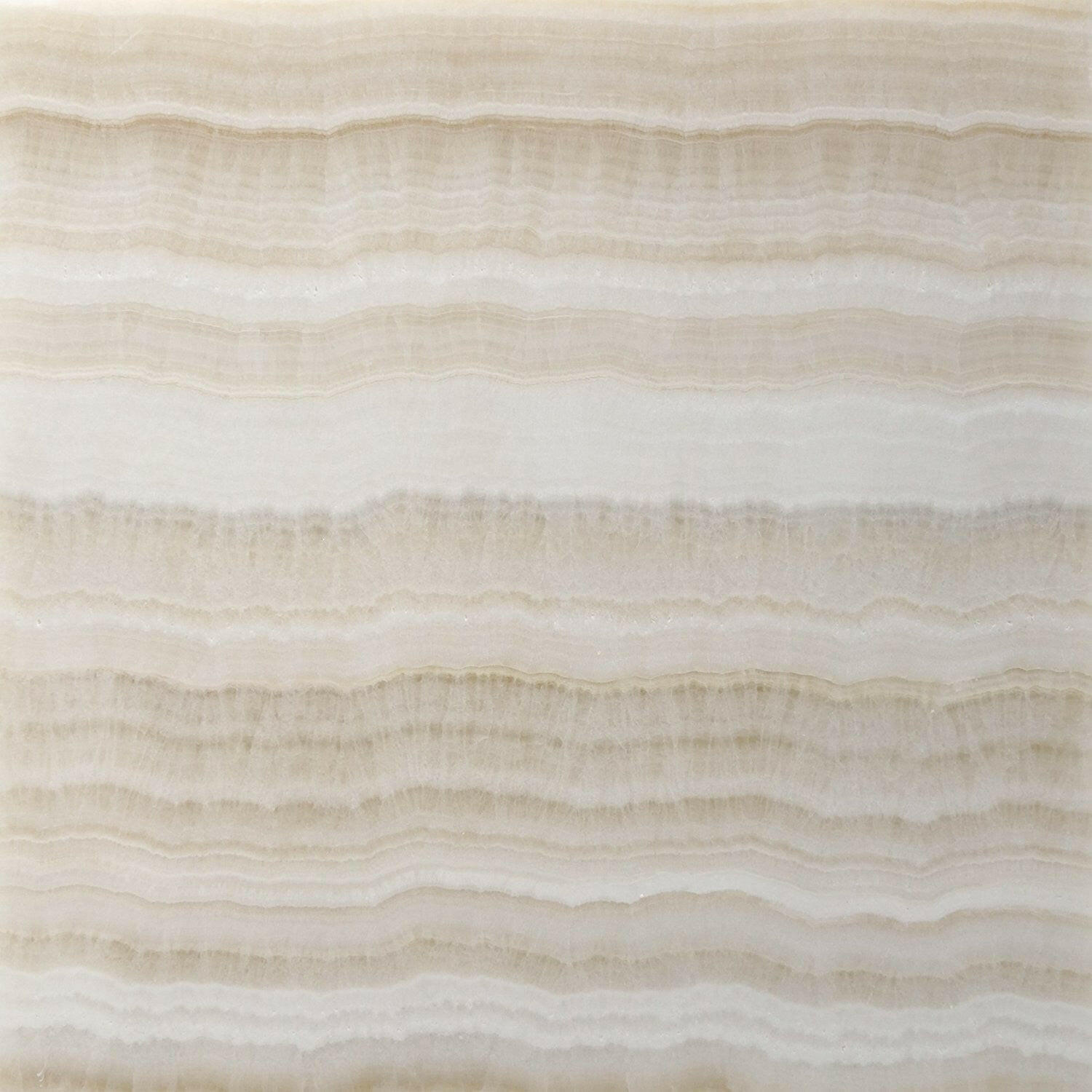 18x18 Premium White Onyx VEIN-CUT Polished Tile 18x18 Premium White Onyx VEIN-CUT Polished Tile - American Tile Depot