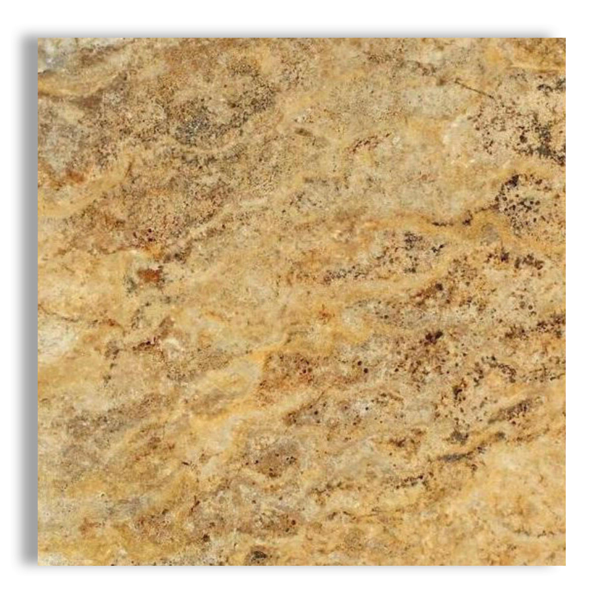 18x18 Scabos Travertine Filled & Honed Tile - American Tile Depot