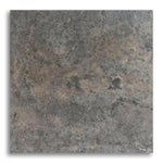 18x18 Silver Travertine Filled & Honed Tile - American Tile Depot