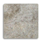 18x18 Silver Travertine Tumbled Tile - American Tile Depot