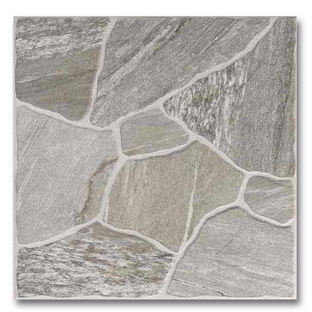 18x18 Tamarindo Gris Matte Flagstone Look Porcelain Tile 18x18 Tamarindo Gris Matte Flagstone Look Porcelain Tile - American Tile Depot