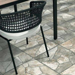 18x18 Tamarindo Gris Matte Flagstone Look Porcelain Tile 18x18 Tamarindo Gris Matte Flagstone Look Porcelain Tile - American Tile Depot