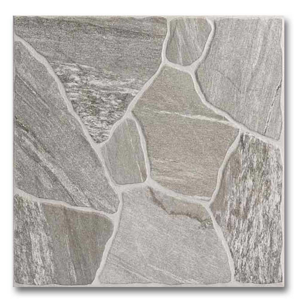 18x18 Tamarindo Gris Matte Flagstone Look Porcelain Tile 18x18 Tamarindo Gris Matte Flagstone Look Porcelain Tile - American Tile Depot