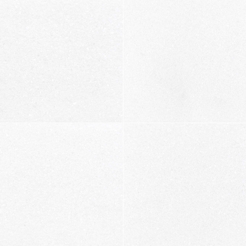 18x18 Thassos White Marble Honed Tile - American Tile Depot
