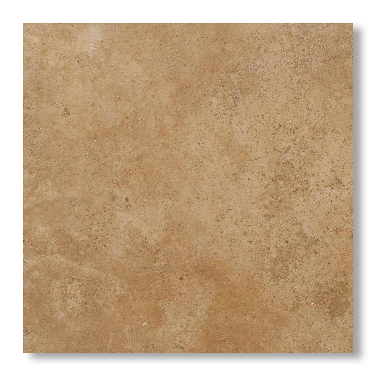 18x18 Walnut Travertine Filled & Polished Tile