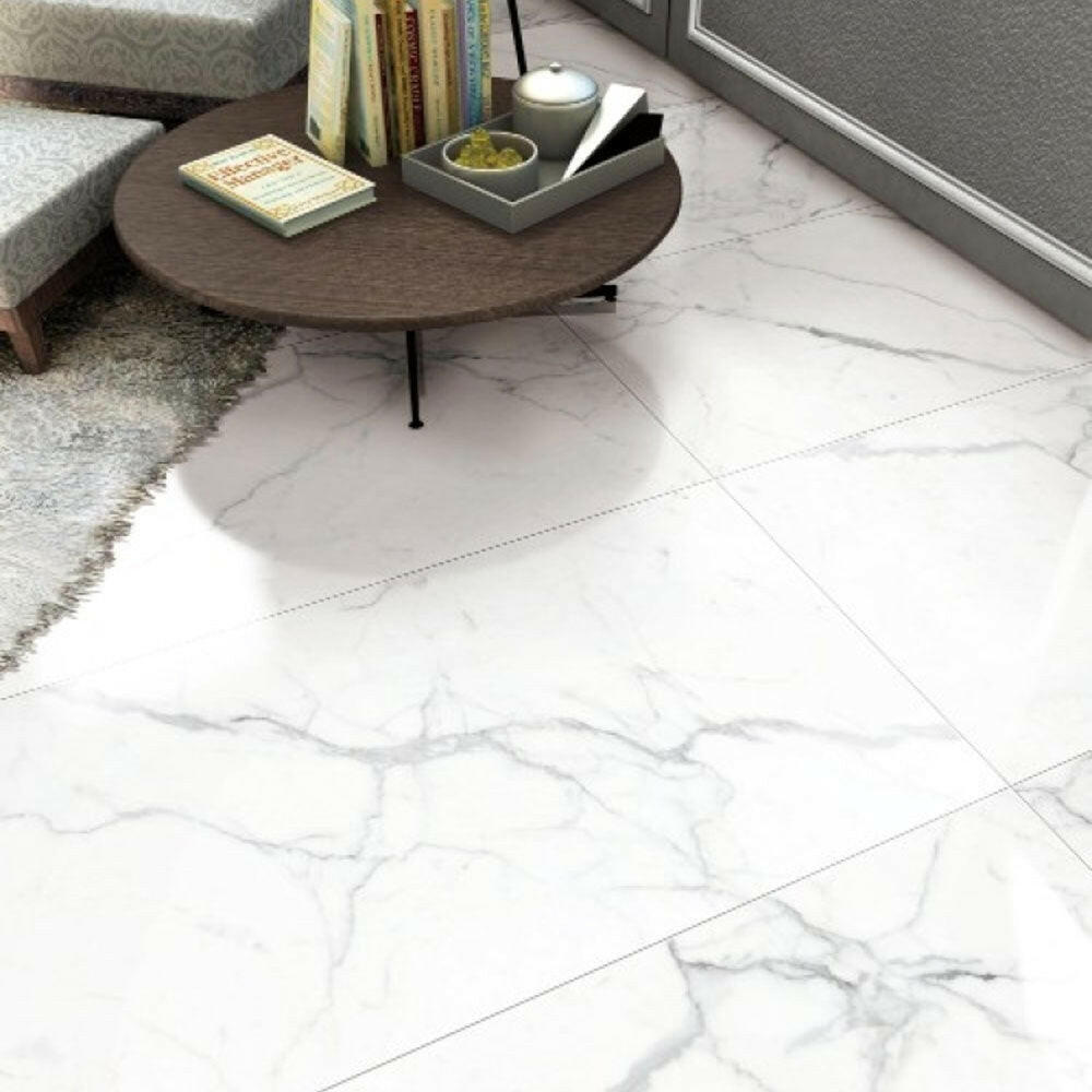 18x36 Bravira Carrara Marble Look Matte Porcelain Tile 18x36 Bravira Carrara Marble Look Matte Porcelain Tile - American Tile Depot