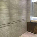 18x36 Fluvora Silver Lappato Semi-Polished Travertine Look Porcelain Tile 18x36 Fluvora Silver Lappato Semi-Polished Travertine Look Porcelain Tile - American Tile Depot