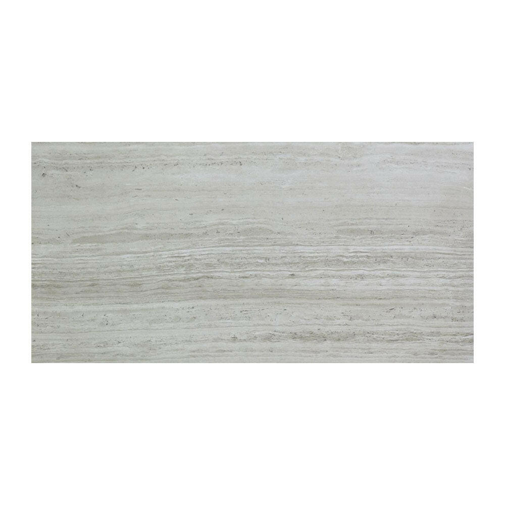 18x36 Fluvora Silver Matte Travertine Look Porcelain Tile 18x36 Fluvora Silver Matte Travertine Look Porcelain Tile - American Tile Depot