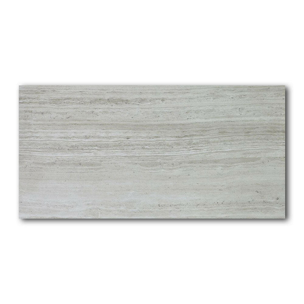 18x36 Fluvora Silver Matte Travertine Look Porcelain Tile 18x36 Fluvora Silver Matte Travertine Look Porcelain Tile - American Tile Depot