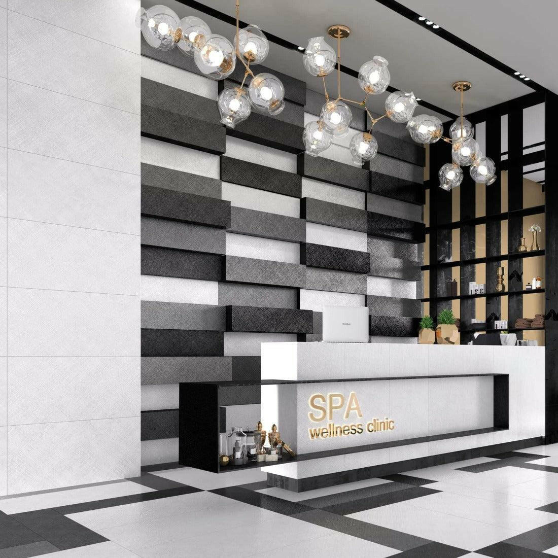 18x36 Harley Lux Graphite Semi-Polished Porcelain Tile 18x36 Harley Lux Graphite Semi-Polished Porcelain Tile - American Tile Depot