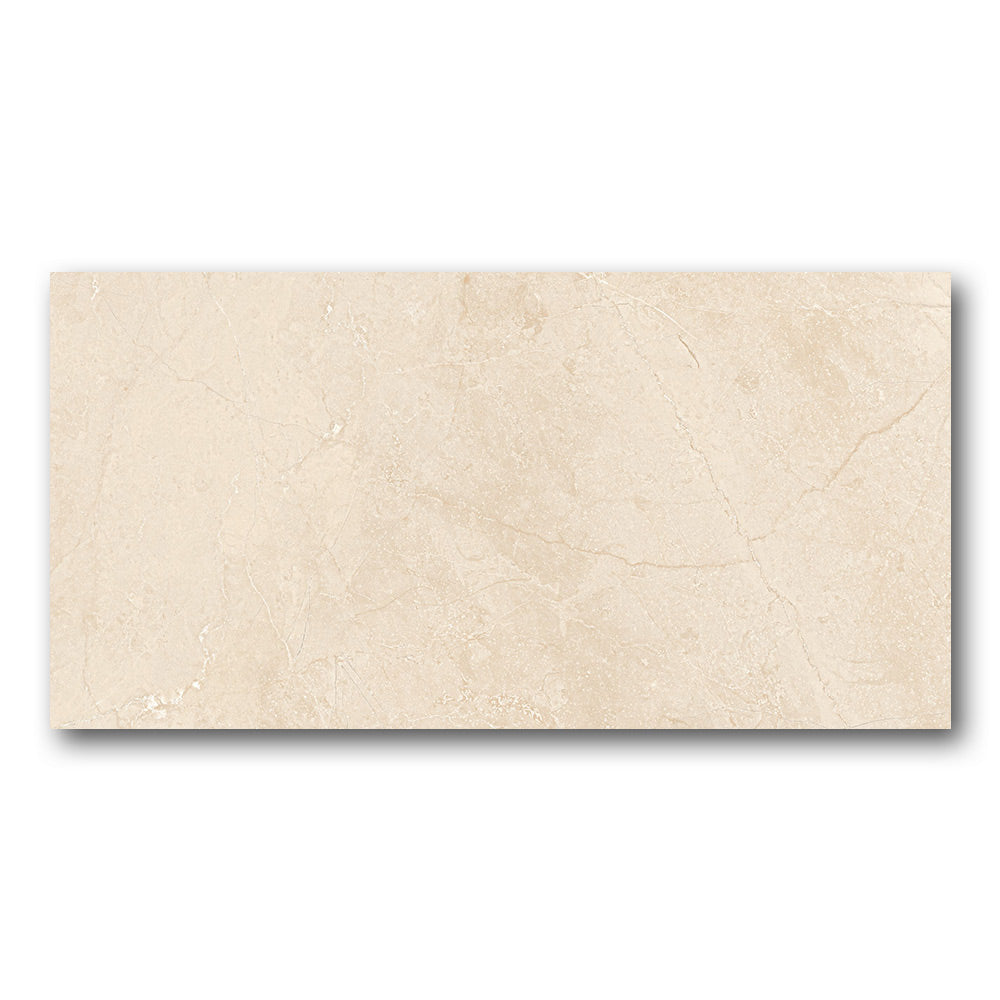 24x48 Marmulla Beige Natural Stone Look Porcelain Tile