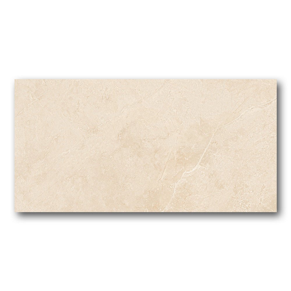 24x48 Marmulla Beige Natural Stone Look Porcelain Tile