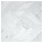 1.25x6 Carrara White Marble Honed Herringbone Mosaic Tile 1.25x6 Carrara White Marble Honed Herringbone Mosaic Tile - American Tile Depot
