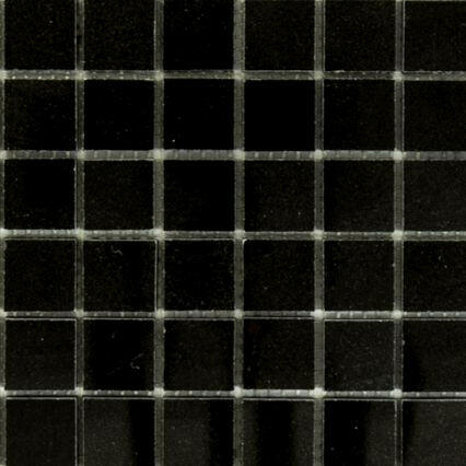 1x1 Absolute Black Granite Polished Mosaic Tile - American Tile Depot