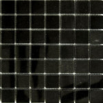 1x1 Absolute Black Granite Polished Mosaic Tile - American Tile Depot