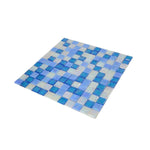 1x1 Aquarius Beach Square Glass Mosaic Tile - American Tile Depot