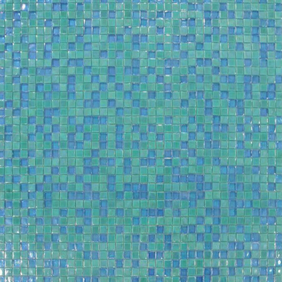 1x1 Aquarius Lake Square Glass Mosaic Tile 1x1 Aquarius Lake Square Glass Mosaic Tile - American Tile Depot