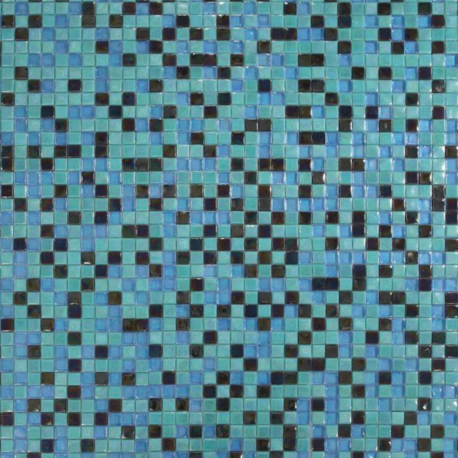 1x1 Aquarius Mermaid Square Glass Mosaic Tile 1x1 Aquarius Mermaid Square Glass Mosaic Tile - American Tile Depot