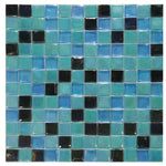 1x1 Aquarius Mermaid Square Glass Mosaic Tile 1x1 Aquarius Mermaid Square Glass Mosaic Tile - American Tile Depot