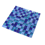 1x1 Aquarius Ocean Square Glass Mosaic Tile 1x1 Aquarius Ocean Square Glass Mosaic Tile - American Tile Depot