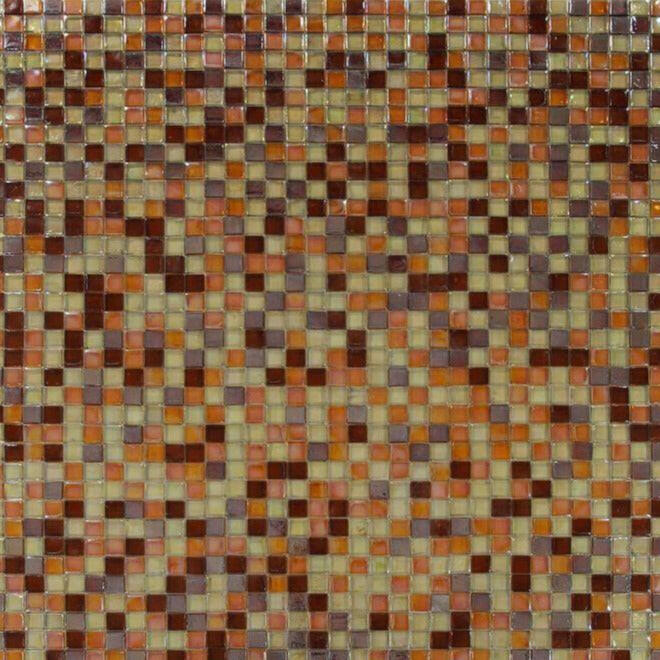 1x1 Aquarius Wine Square Glass Mosaic Tile 1x1 Aquarius Wine Square Glass Mosaic Tile - American Tile Depot