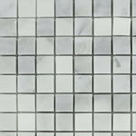 1x1 Bianco Venatino Marble Honed Mosaic Tile 1x1 Bianco Venatino Marble Honed Mosaic Tile - American Tile Depot
