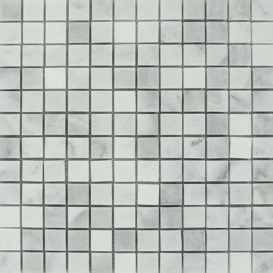 1x1 Bianco Venatino Marble Honed Mosaic Tile 1x1 Bianco Venatino Marble Honed Mosaic Tile - American Tile Depot