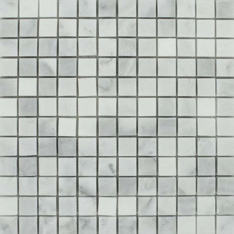 1x1 Bianco Venatino Marble Polished Mosaic Tile 1x1 Bianco Venatino Marble Polished Mosaic Tile - American Tile Depot