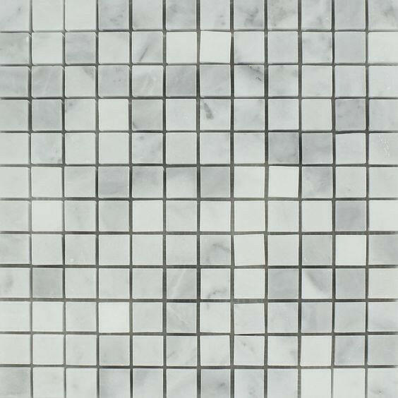 1x1 Bianco Venatino Marble Polished Mosaic Tile 1x1 Bianco Venatino Marble Polished Mosaic Tile - American Tile Depot