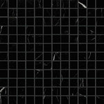 1x1 Black Marquina Marble Polished Mosaic Tile 1x1 Black Marquina Marble Polished Mosaic Tile - American Tile Depot