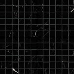 1x1 Black Marquina Marble Polished Mosaic Tile 1x1 Black Marquina Marble Polished Mosaic Tile - American Tile Depot