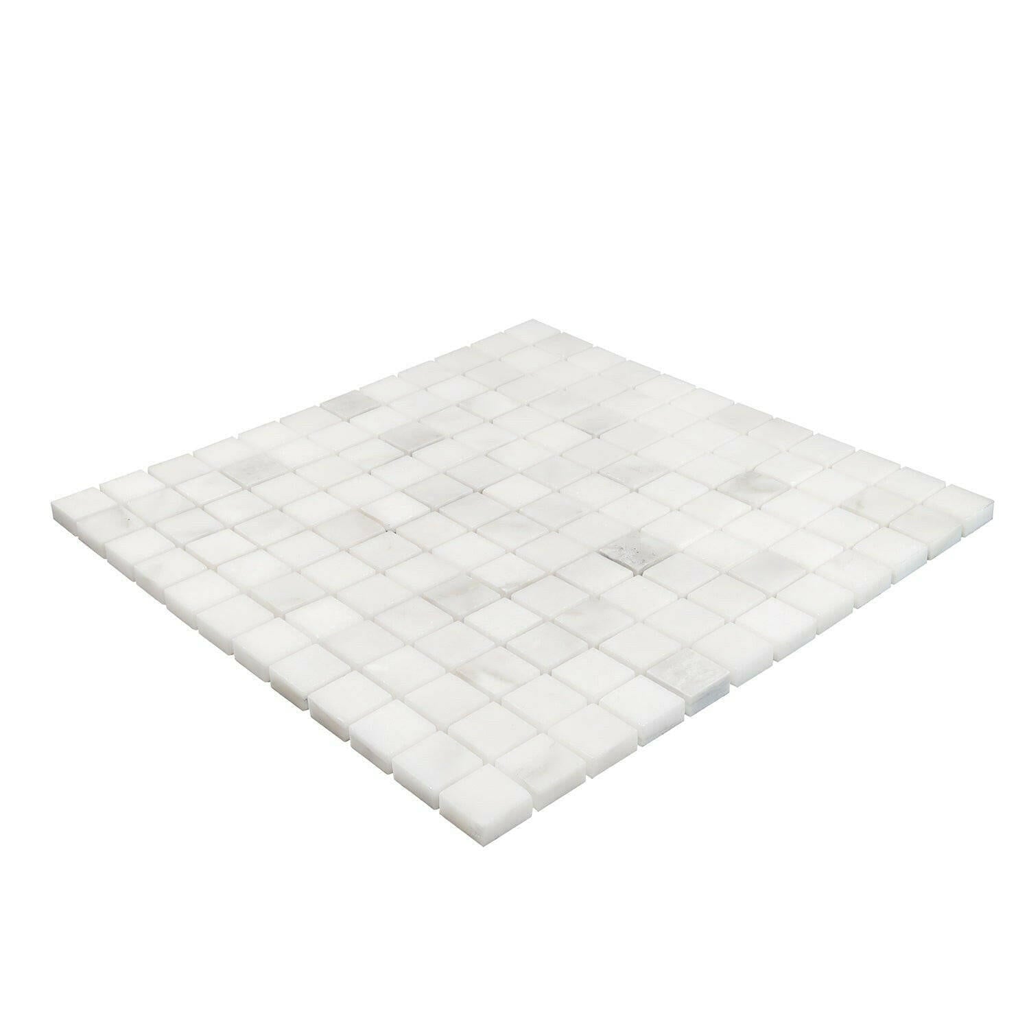 1x1 Calacatta Oliva Marble Honed Mosaic Tile 1x1 Calacatta Oliva Marble Honed Mosaic Tile - American Tile Depot