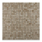 1x1 Cappuccino Marble Polished Mosaic Tile 1x1 Cappuccino Marble Polished Mosaic Tile - American Tile Depot
